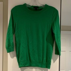 J Crew classic pullover in Kelly green Size S